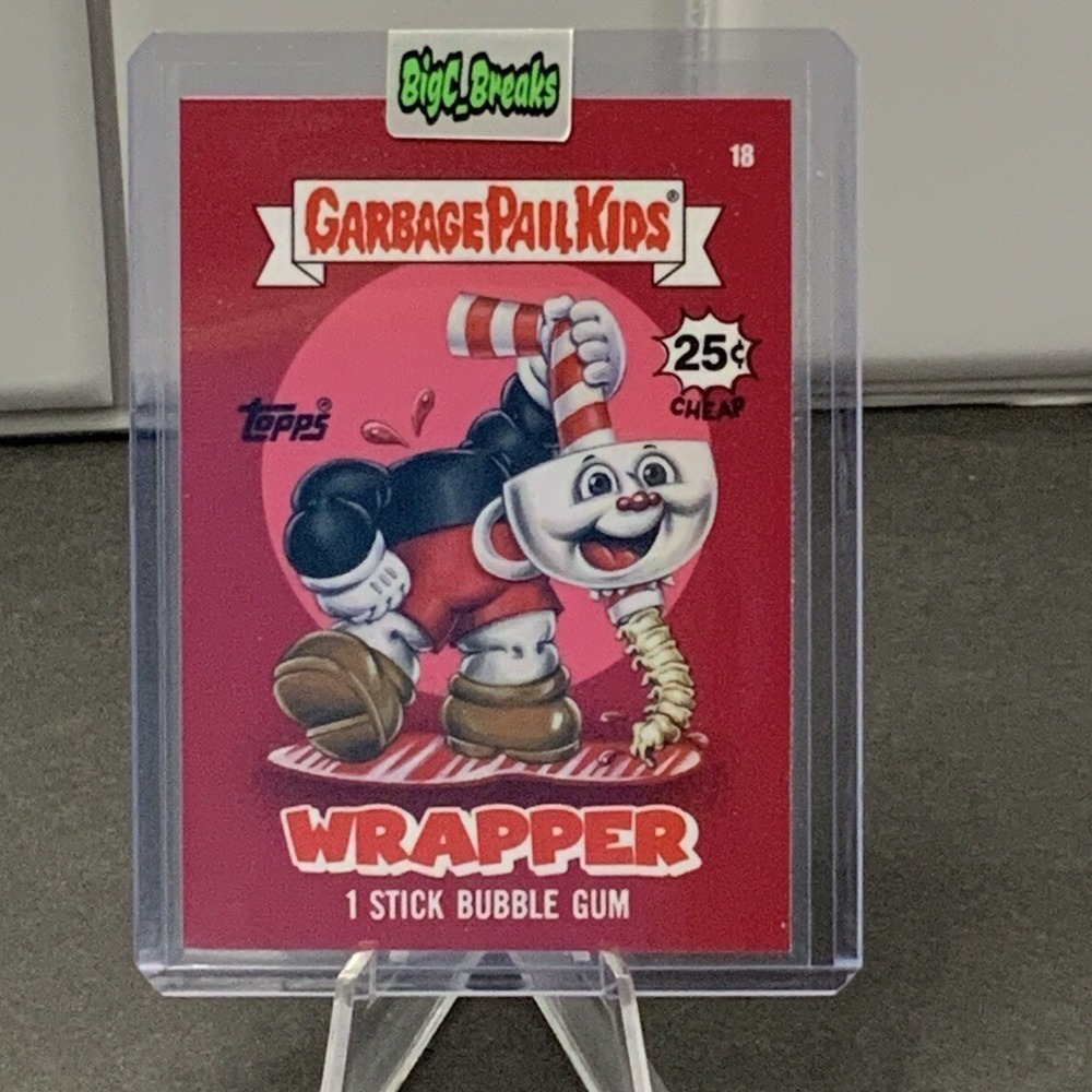 2024 Garbage Pail Kids Game Over Level‎ 4 Wrapper Card Cup Fred / Last Straw #18